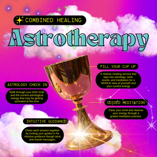 In-Depth Astrotherapy 1:1 Session (Live, 90 mins)